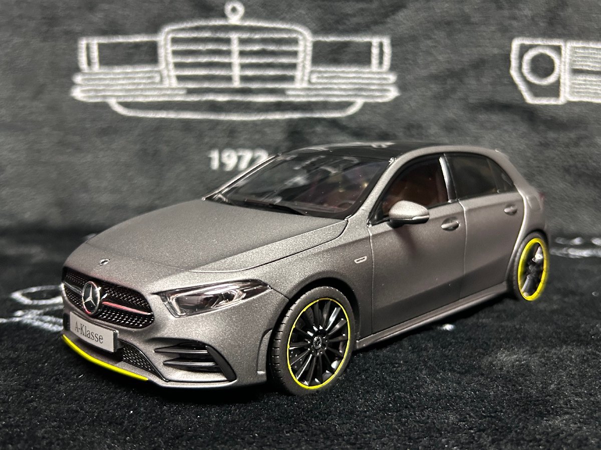norev 1/18 Mercedes Benz A Class (W177) 2018 designo mountain gray　メルセデス　ベンツ　ノレブ　ミニカー_画像1