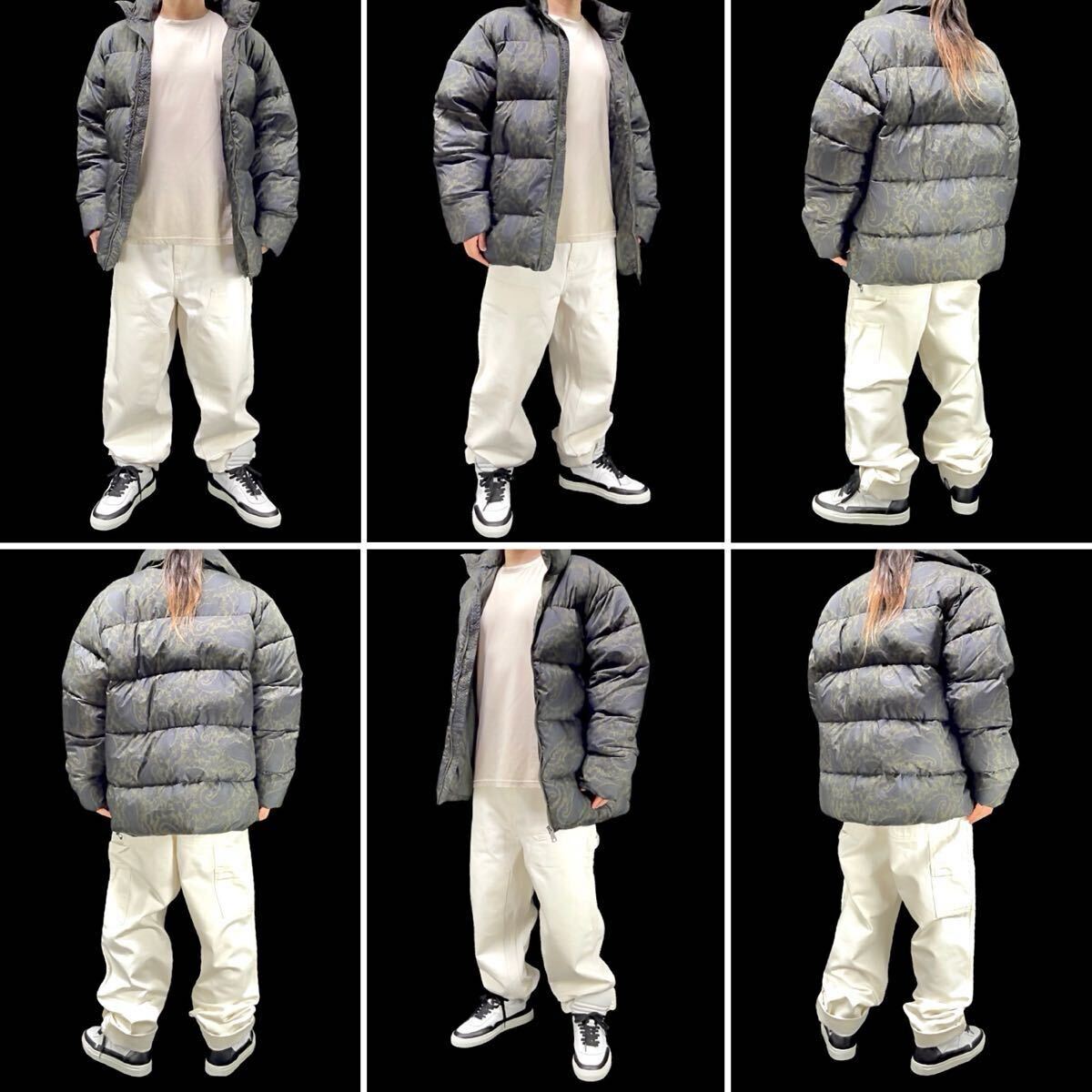 新品 carhartt wip カーハート DOUBLE KNEE PANT ワンポイント タグ ホワイトデニム ワイド ストレート ダブルニー ペインター パンツ W33_画像4