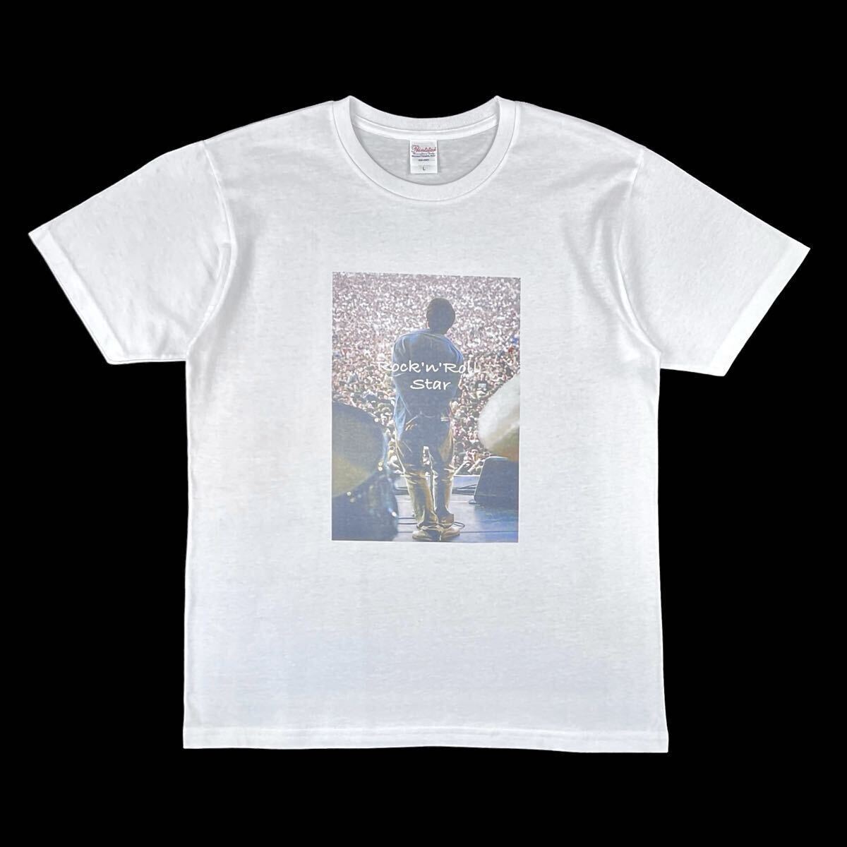 新品 oasis オアシス リアム ライブ ヴォーカル 90s UKロック ブリットポップ バンド ロックンロールスター Tシャツ ユニセックス Mサイズ_画像6