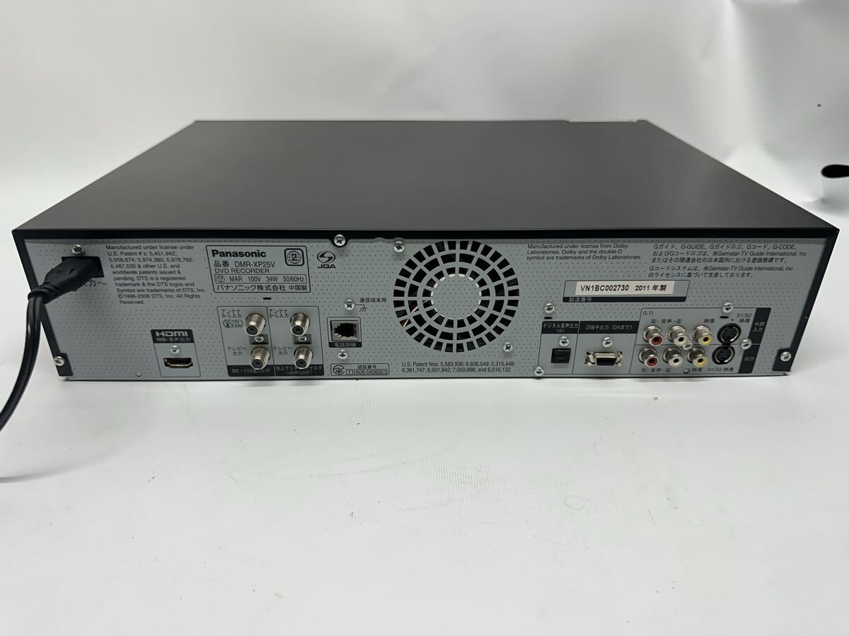 【中古】Panasonic/パナソニック DMR-XP25V DVDレコーダー VHS HDD 映像機器_画像6