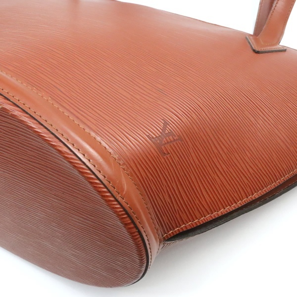 ルイヴィトン Louis Vuitton サンジャックショッピング ショルダーバッグ エピ ケニアブラウン G金具 M52273 【72055】_画像3