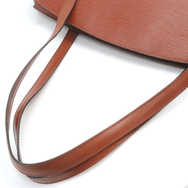 ルイヴィトン Louis Vuitton サンジャックショッピング ショルダーバッグ エピ ケニアブラウン G金具 M52273 【72055】_画像5