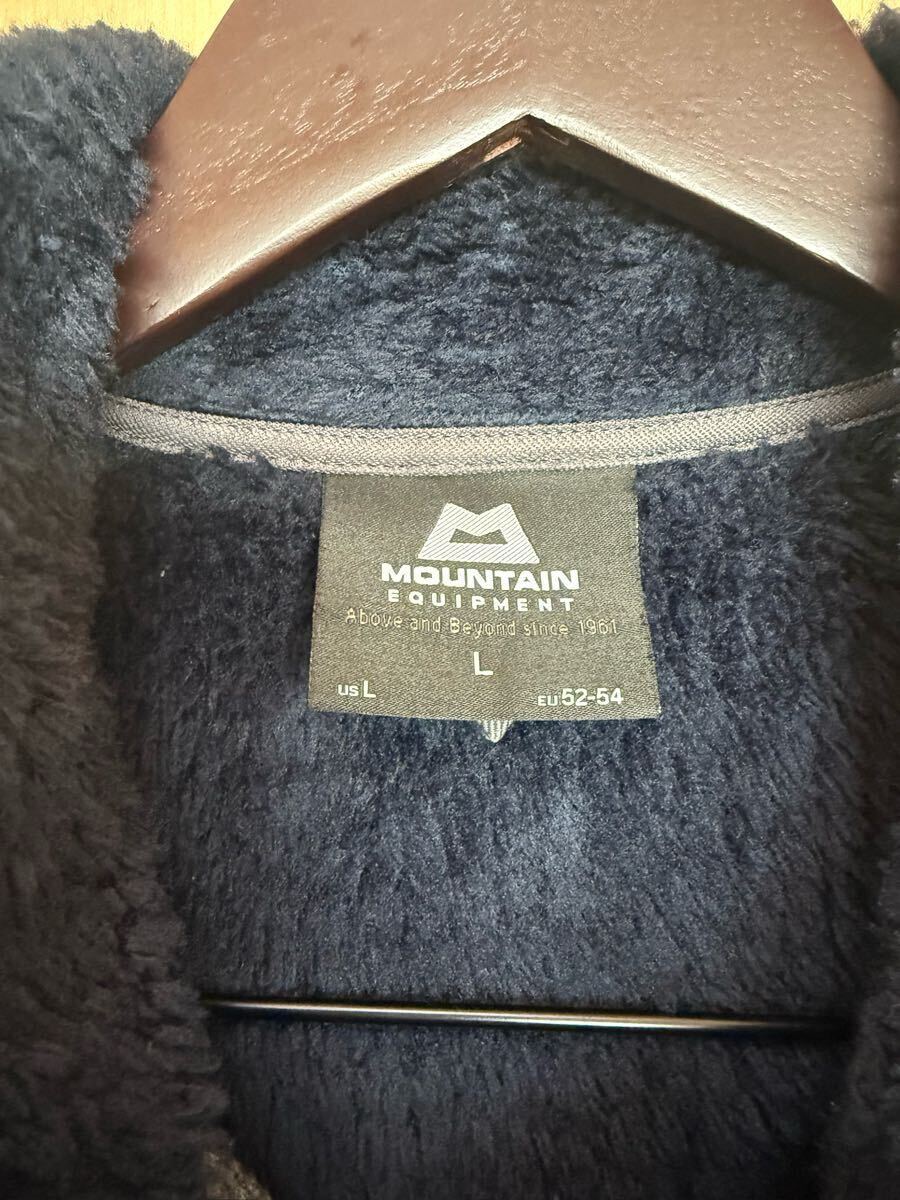 マウンテンイクィップメント コンコルディア ジャケット L フリース ネイビー POLARTEC Thermal Pro ハイロフトフリース_画像3