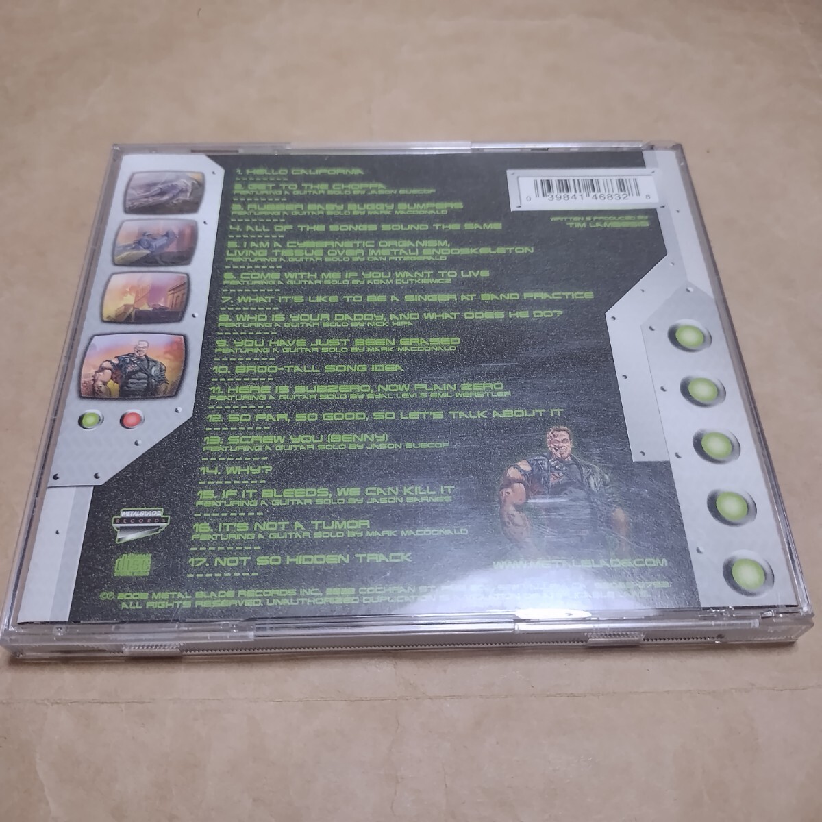 AUSTRIAN DEATH MACHINE　オーストリアンデスマシーン　TOTAL BRUTAL　トータルブルータル　日本盤　AS I LAY DYING デスメタル スラッシュ_画像3