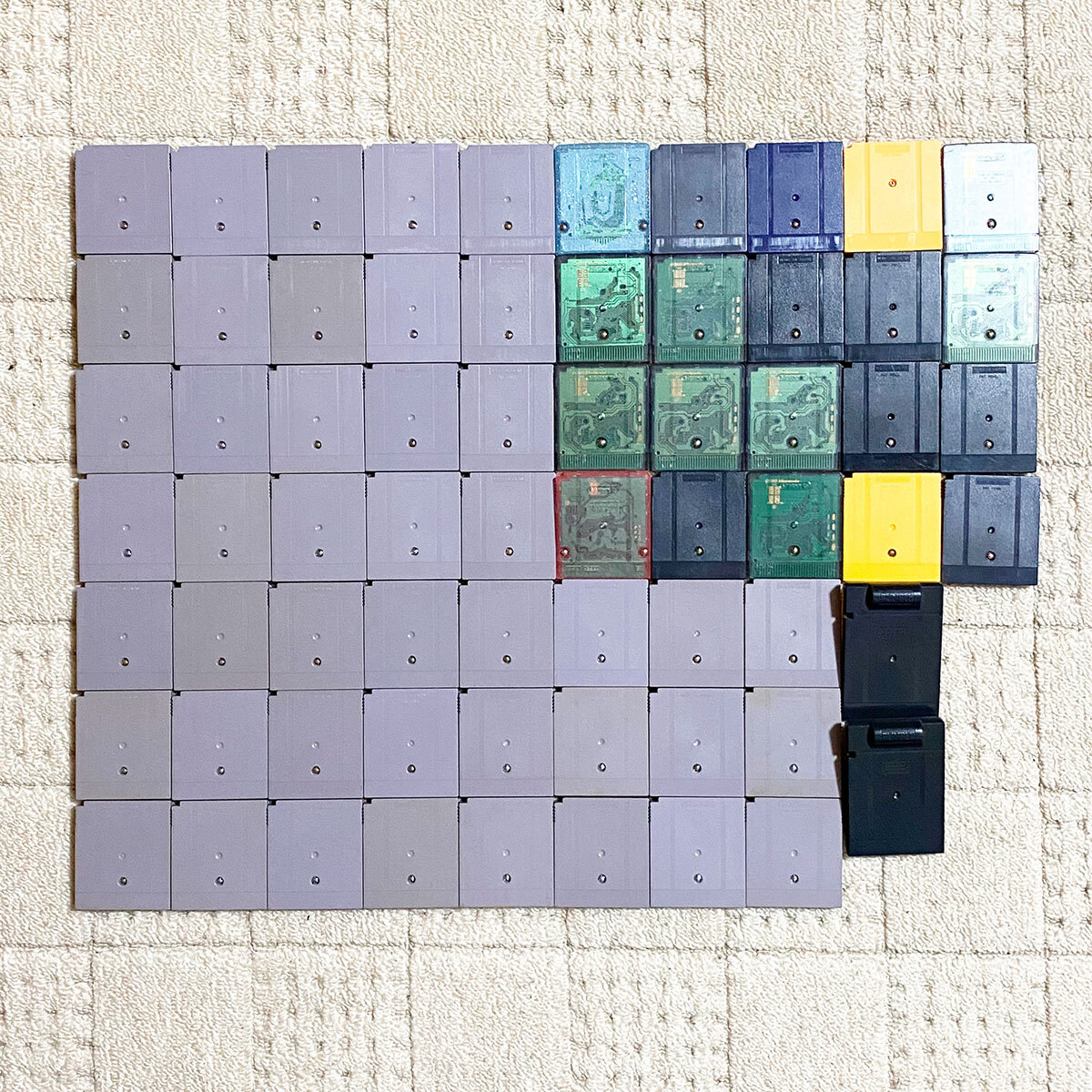 ★ゲームボーイ/ゲームボーイカラー 66本ダブり無し まとめて 端子清掃済み 動(dòng)作確認(rèn)済み★ケース付き ポケモン カービー ドラキュラ