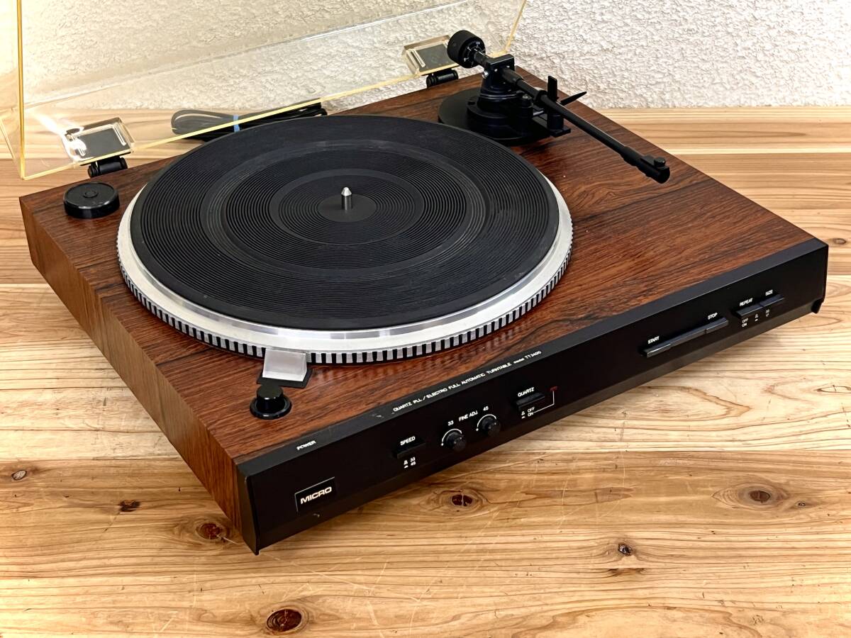 MICRO TT-2400 QUARTZ PLL ターンテーブル 現状品 ジャンク品 管理番号10062_画像4