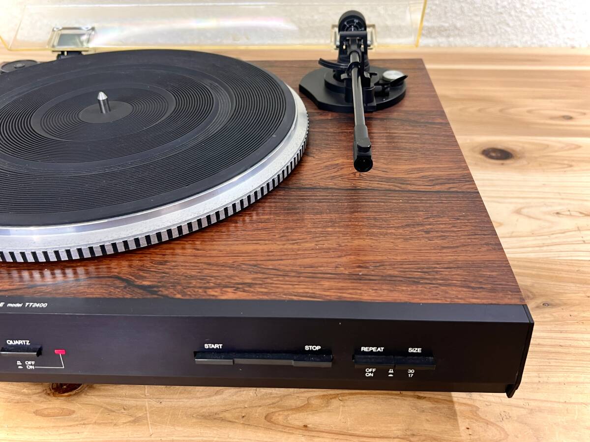 MICRO TT-2400 QUARTZ PLL ターンテーブル 現状品 ジャンク品 管理番号10062_画像7