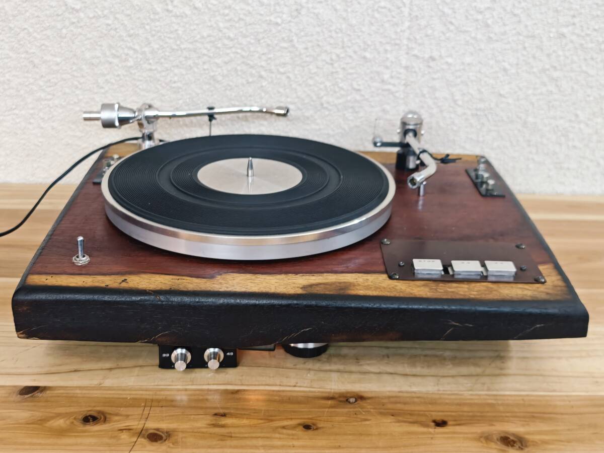 自作 ダブルアーム ターンテーブル アーム MICRO 音出し確認済み 詳細不明 現状品 管理番号10504_画像1