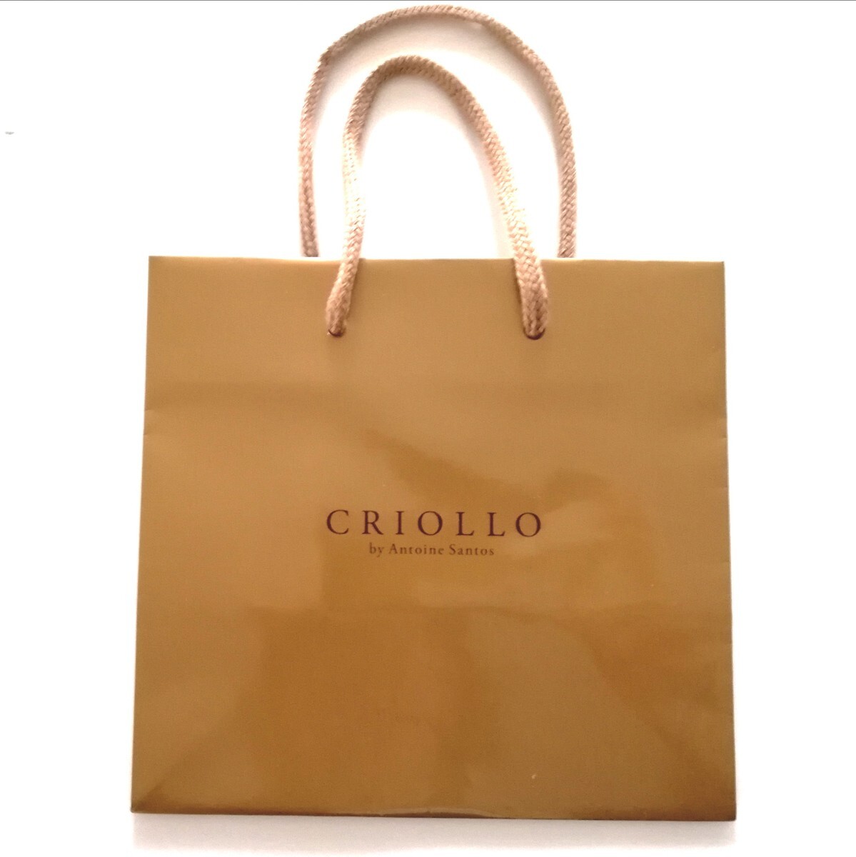 CRIOLLO by Antoine santos 紙袋 ショッパー ショップ袋 手提げ紙袋 麻布台ヒルズ_画像1
