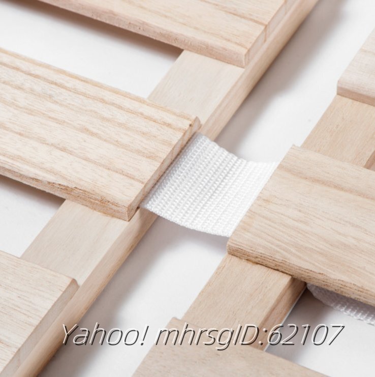 【シングル】すのこベッド 折りたたみベッド 4つ折り 湿気/カビ対策　耐荷重200kg_画像4