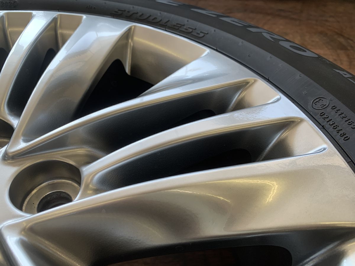 新品冬タイヤ付!! 現行 40系 アルファード ヴェルファイア 純正 18インチ 7J+40 120-5H●新品ピレリ 225/60-18 25年製★スタッドレス 即納_画像4