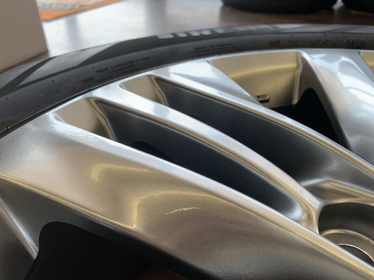 新品冬タイヤ付!! 現行 40系 アルファード ヴェルファイア 純正 18インチ 7J+40 120-5H●新品ピレリ 225/60-18 25年製★スタッドレス 即納_画像6