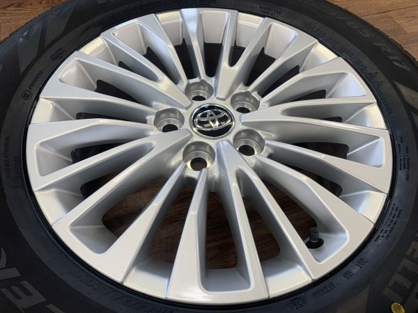 新品冬タイヤ付 現行 40系 アルファード ヴェルファイア 純正 17インチ◆6.5J+40 120-5H●新品ピレリ 225/65R17 25年製★スタッドレス 即納_画像2