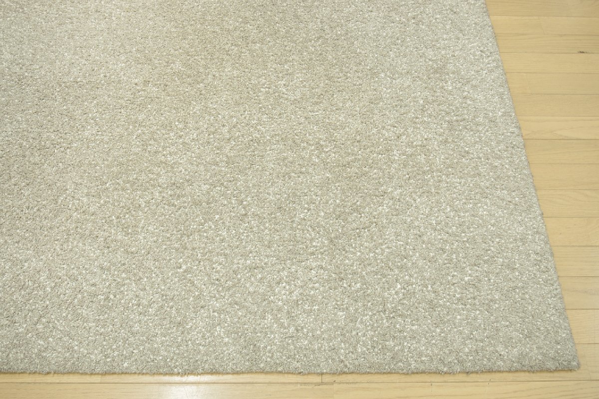 モデルルーム展示品 川島織物セルコン ラグ カーペット 絨毯 マット コーンスノー 280×250cm 毛70% 麻30% リビング シンプル モダン_画像7
