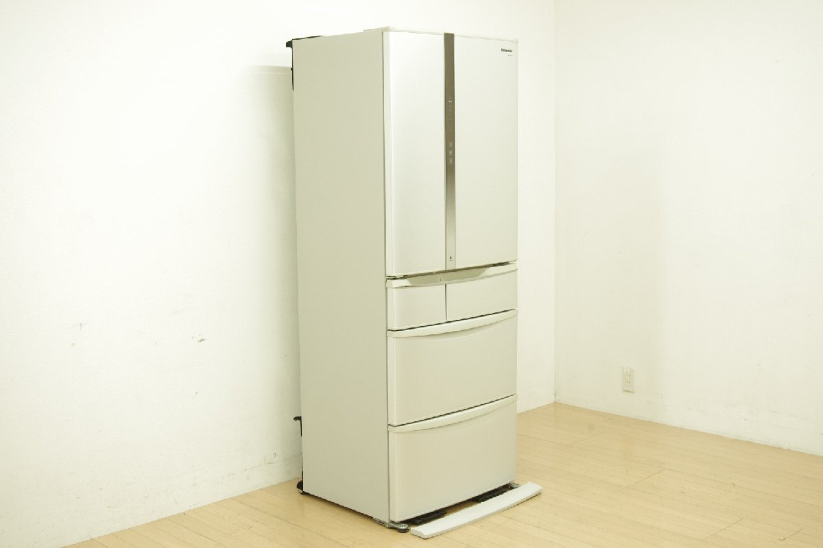 展示品 Panasonic 冷凍冷蔵庫 NR-F455T-S 451L パナソニック 冷蔵320L 冷凍131L シルバー 観音開き ナノイー 動作確認済 岡山県自社配送可