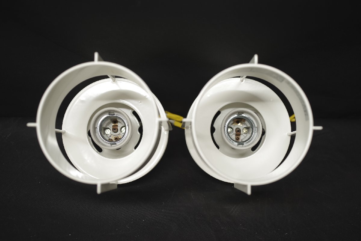 希少 Louis Poulsen ルイスポールセン MAGAZINE マガジン ダウンライト シーリング 天井照明 2個セット 北欧 デンマーク E26 モダン (N)_画像8