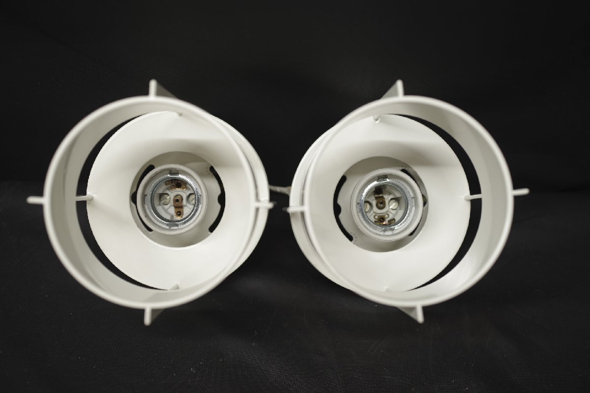 希少 Louis Poulsen ルイスポールセン MAGAZINE マガジン ダウンライト シーリング 天井照明 2個セット 北欧 デンマーク E26 モダン (O)_画像8