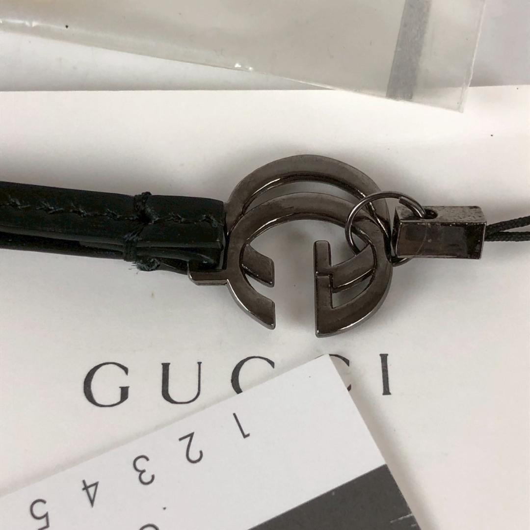 GUCCI Gucci ремешок черный мелкие вещи женский мужской унисекс бренд брелок для ключа смартфон ремешок чёрный бренд мелкие вещи