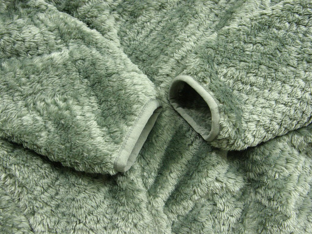 新品 LOGOS PARK 【シャギーボア】クルーネック トレーナー L ポケット有 ドローコード有 ★351677 ロゴスパーク フリース キャンプ_画像6