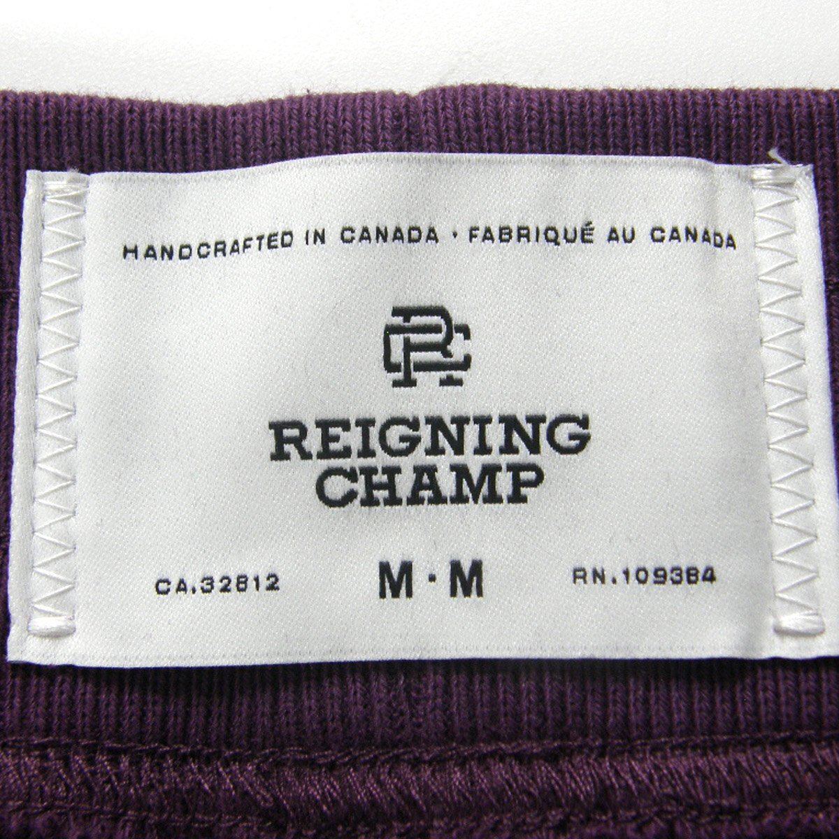 新品 REIGNING CHAMP レイニングチャンプ / MIDWEIGHT TERRY SLIM SWEATPANT / スウェット パンツ / M ★370896 パープル_画像10