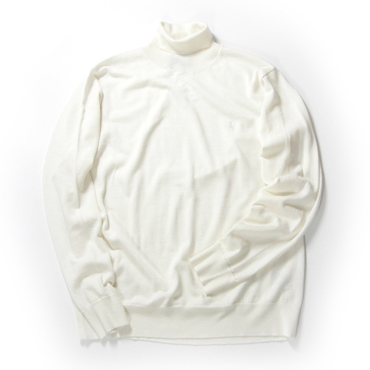 新品 MACKINTOSH LONDON / ファインウール / タートルネック / ニット / オフホワイト / L / 白 ★360139 マッキントッシュロンドン_画像1