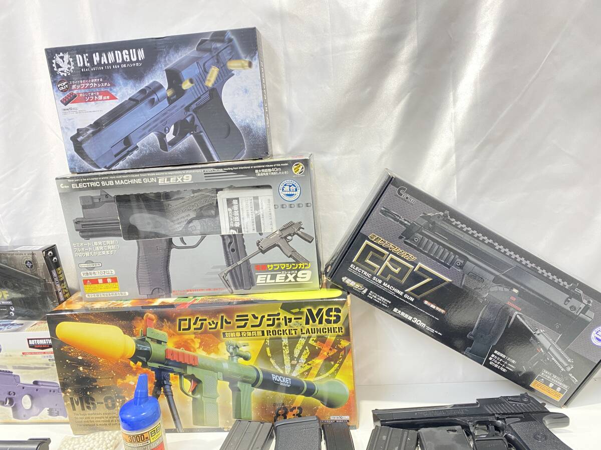 ジャンク品 ミリタリー まとめ売り トイガン BB弾 他 ハンドガン アサルトライフル サブマシンガン リボルバー スナイパーライフル 他_画像3