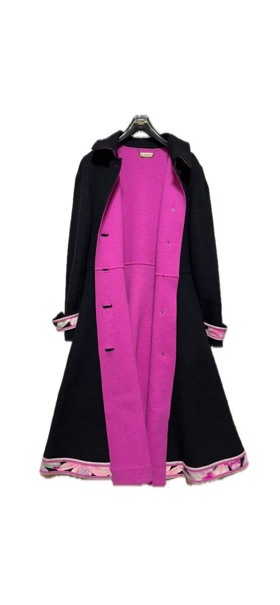 レオナールブラックロングコート _画像2