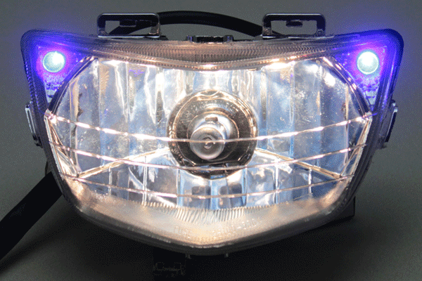 アドレスV125/G H4バルブ ヘッドライト バルブLED化に最適！ Address V125G CF46A CF4EA LEDポジション付 スズキ SUZUKIの画像4
