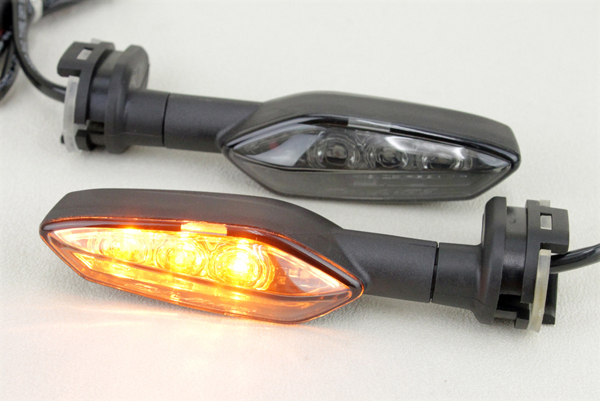 MT-10純正タイプ LEDスモークウインカー左右セット MT-09Tracer MT-07 MT-25 MT-3 トレーサー YAMAHA ヤマハの画像4