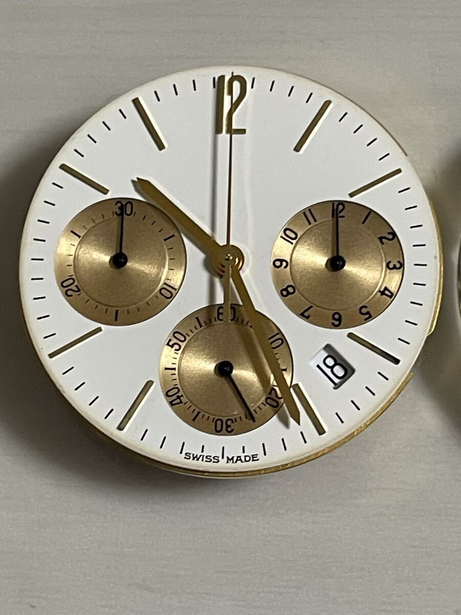 BVLGARIブルガリ 本物 メーカーメンテナンス済 ムーブメント Cal1270 文字盤 クォーツ パーツ 稼働品_画像2