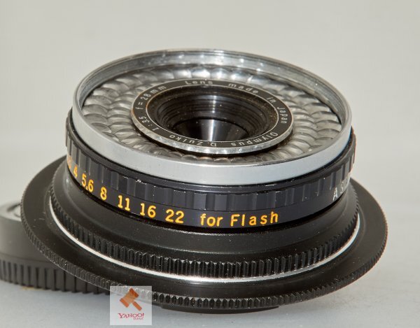 【SαE 改造レンズ】Olympus D.Zuiko 3.5/28ｍｍ 【OLYMPUS Pen EE-3】をSONY Eマウンレンズに改造【ソニーEレンズ(APS-C)】_画像1