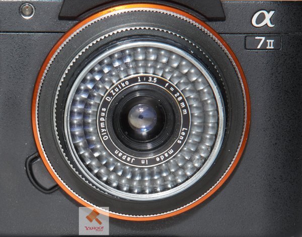 【SαE 改造レンズ】Olympus D.Zuiko 3.5/28ｍｍ 【OLYMPUS Pen EE-3】をSONY Eマウンレンズに改造【ソニーEレンズ(APS-C)】_画像9