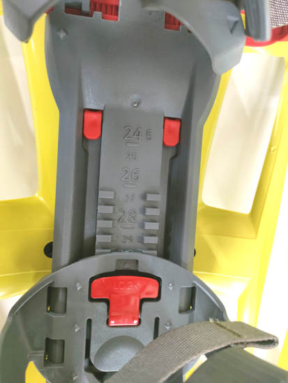 TSL スノーシュー 325 Explore Easy 登山 雪山 アウトドア スノートレッキング かんじき ライム グリーン系 札幌 北20条店 _画像4