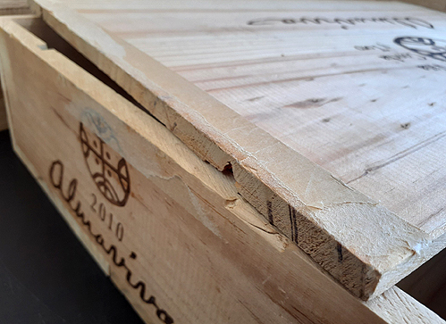 【3箱セット ワイン木箱 蓋付き アルマヴィーヴァ 2010年&2011年】750ml×6本用 マイポ・ヴァレー ウッドケース ALMAVIVA_画像10