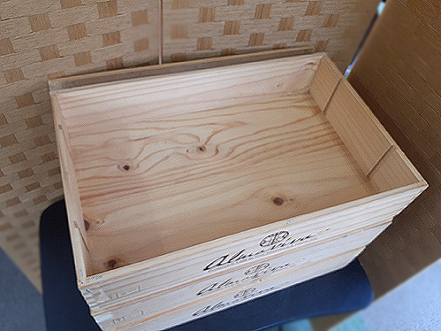 【3箱セット ワイン木箱 蓋付き アルマヴィーヴァ 2010年&2011年】750ml×6本用 マイポ・ヴァレー ウッドケース ALMAVIVA_画像6