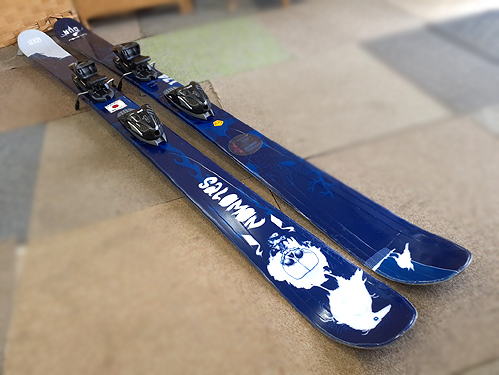 【サロモン ファットスキー GUN 174cm】センター幅約96mm 新雪 パウダースノー フリーライド SALOMON_画像1