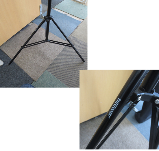 NEEWER プロ ライトスタンド アルミ合金製 撮影用スタンド 三脚　ポータブル ケース付き 札幌 北20条店_画像5