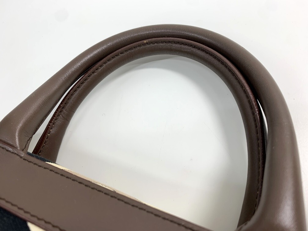 EMILIO PUCCI エミリオプッチ ハンドバッグ 【中古】 ブラウン×ピンク系 キャンバス ブランド カバン GIN56004_画像5