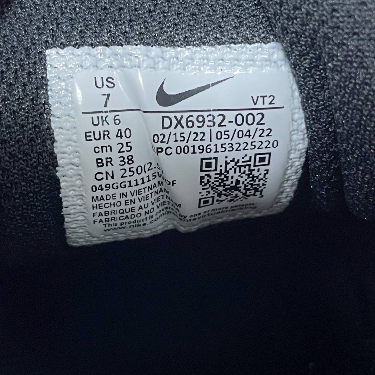 * не использовался / товары долгосрочного хранения * Nike air max 97 Comme des Garcons Homme pryus черный DX6932-002 спортивные туфли 25.0cm коробка иметь P45819NI