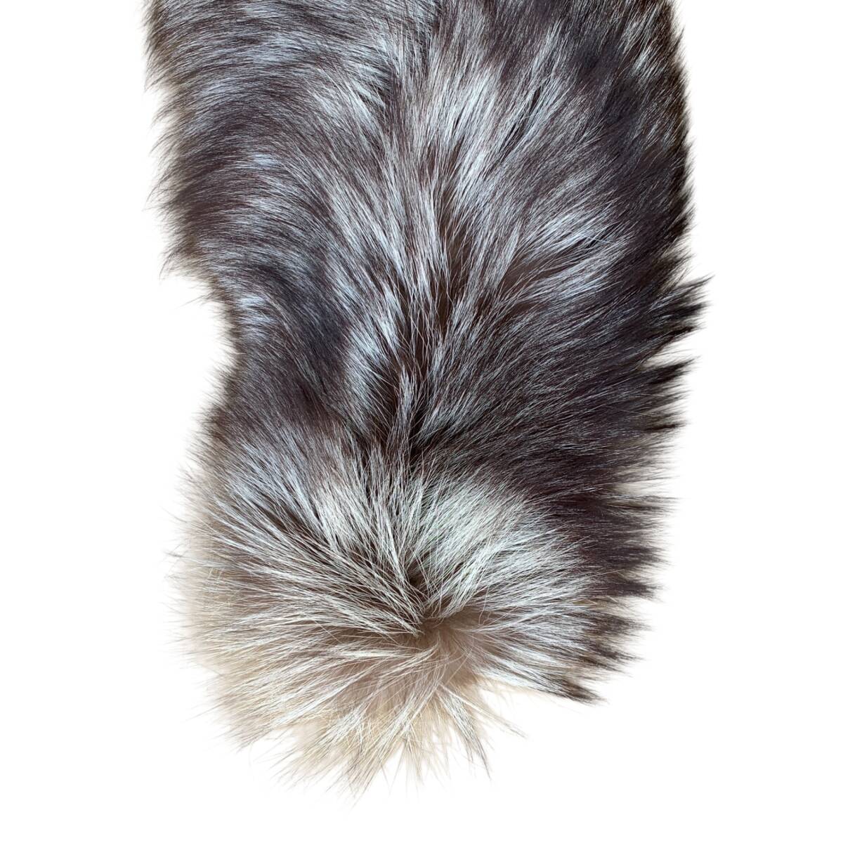 * б/у товар * SaGa норка мех шаль черный общая длина 95cm× ширина 11.5cm наружная коробка иметь SAGA FOX X91608NL