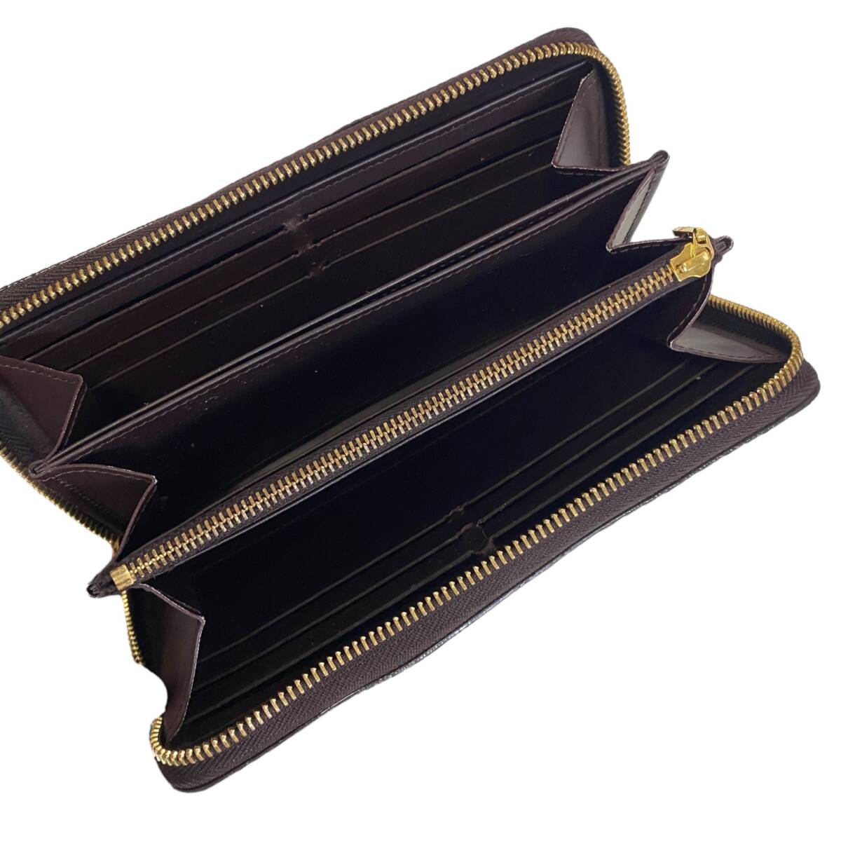 [ б/у товар ]LOUIS VUITTON Louis Vuitton монограмма veruni раунд Zip M93522 длинный кошелек M99854RK