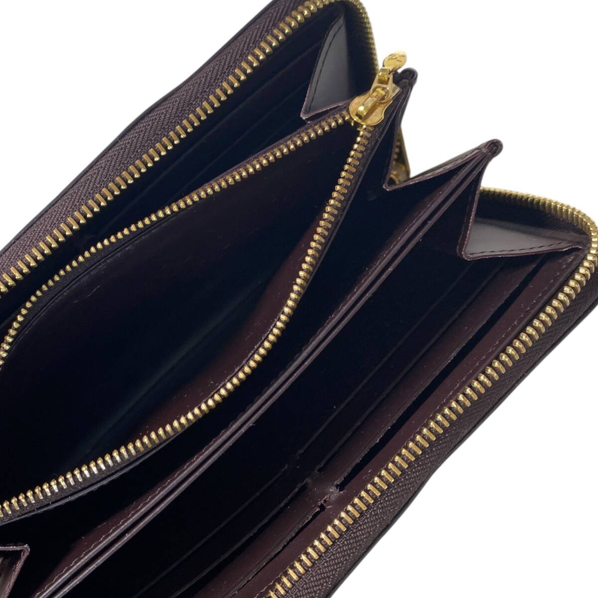 [ б/у товар ]LOUIS VUITTON Louis Vuitton монограмма veruni раунд Zip M93522 длинный кошелек M99854RK