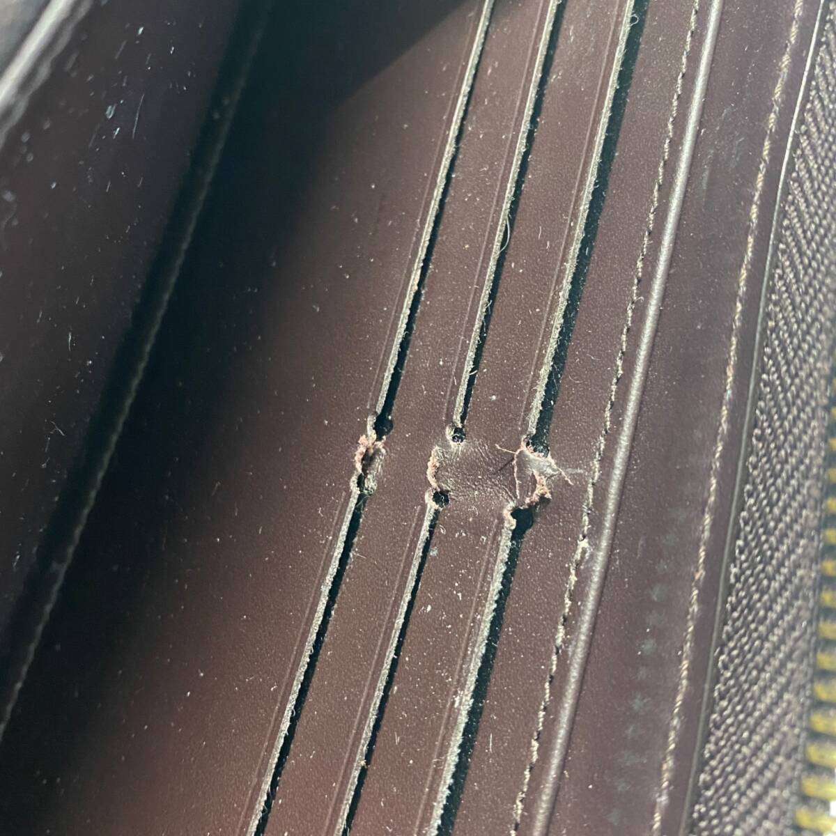 [ б/у товар ]LOUIS VUITTON Louis Vuitton монограмма veruni раунд Zip M93522 длинный кошелек M99854RK