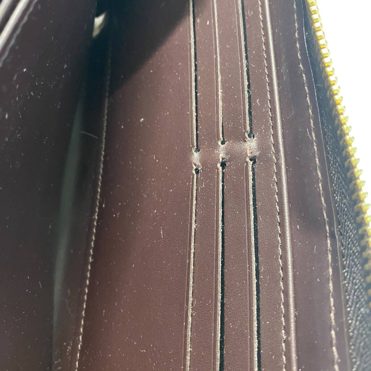 [ б/у товар ]LOUIS VUITTON Louis Vuitton монограмма veruni раунд Zip M93522 длинный кошелек M99854RK