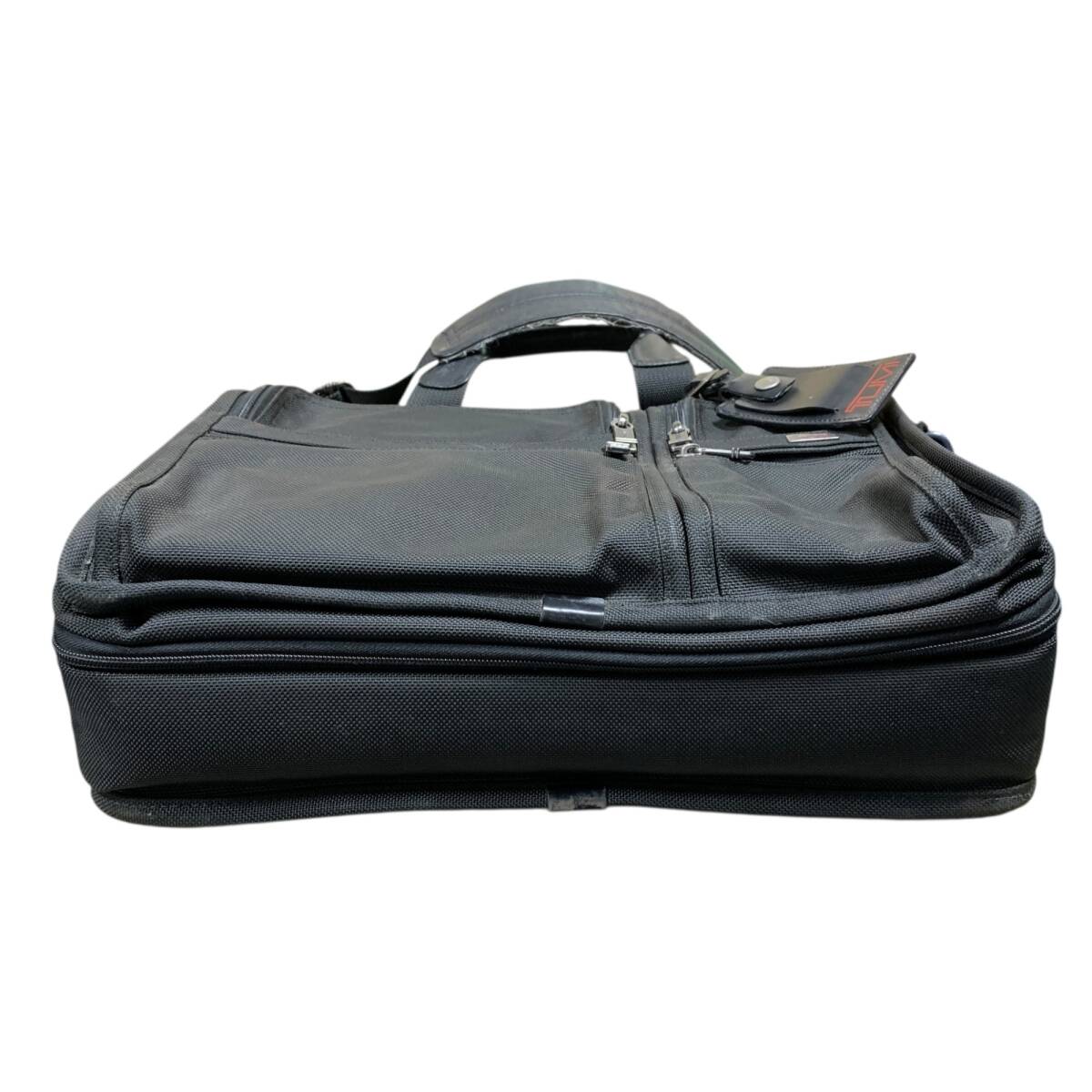 ◆中古品◆TUMI トゥミ Alpha ブリーフケース ナイロン×レザー A4収納 通勤 ビジネスバッグ PC収納 ブラック kyQ18977N