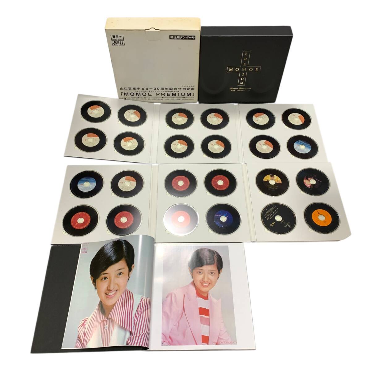◆中古品/長期保管◆動作未確認 CD未再生 邦楽CD 山口百恵 MOMOE PREMIUM CD-BOX デビュー30周年記念 Q100179NL_画像1