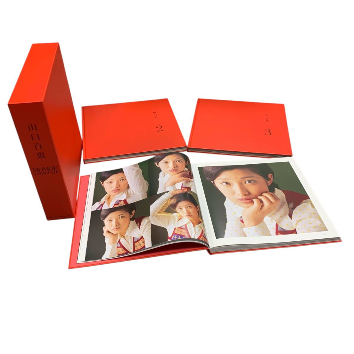 ◆中古品/長期保管品◆ 完全記録 山口百恵 全3巻セット Momoe Yamaguchi 限定生産販売品 写真集 SONY Magazines Q100180NB_画像1