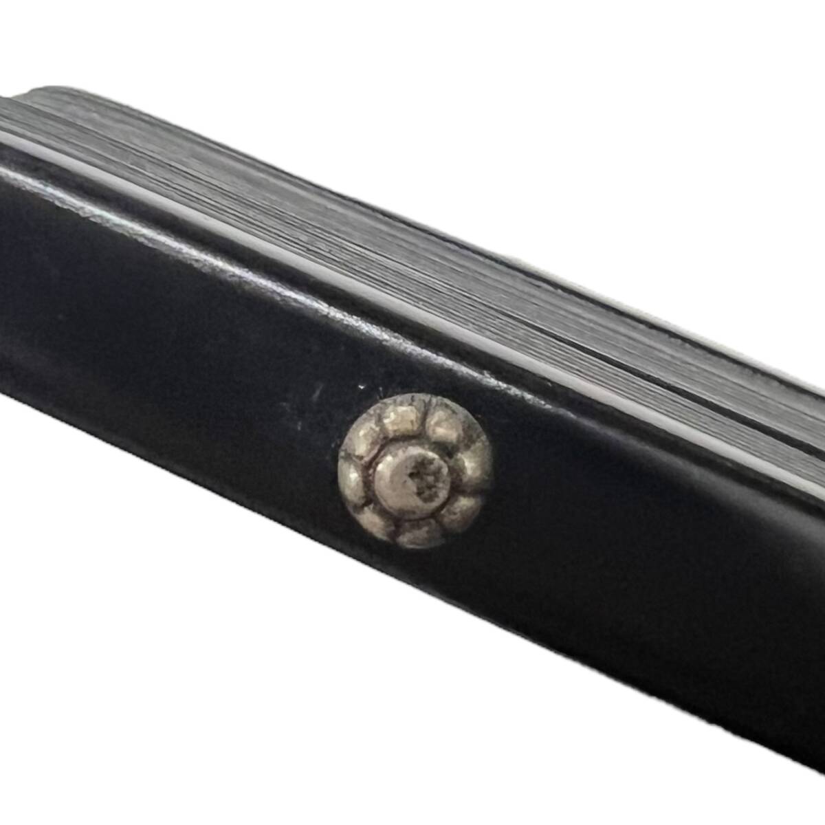 ◎中古品◎CELINE セリーヌ 扇子 108-5004-C トリオンフ モチーフ ブラック 箱有 現状品 coI5505COA_画像10