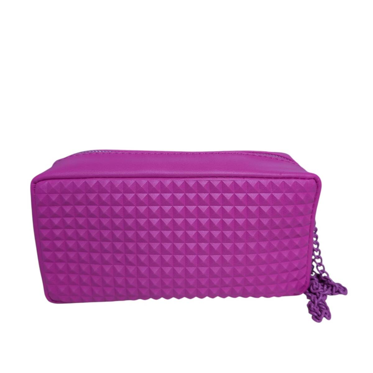 【中古品】 VALENTINO ヴァレンティノ ビューティー ノベルティ ピンク コスメポーチ ミニポーチ レディス 本体のみ W99603RK_画像1