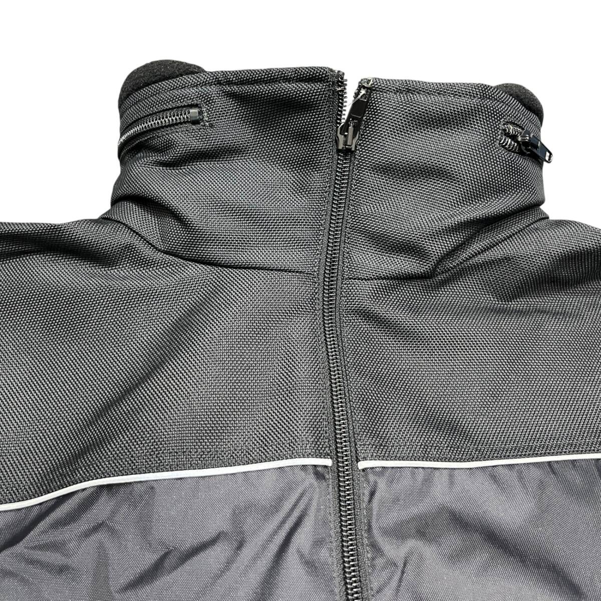 ■中古品■BALENCIAGA バレンシアガ ロゴウインドブレーカージャケット メンズ 男性用 533917 TA018 サイズ44 ブラック ZKM6464ZD_画像3